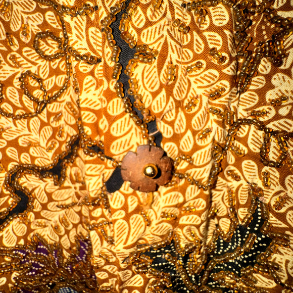 PAULL ROPP Men's Sz M Heavy Beaded Cotton button down Long Sleeve Shirt Vintage - Picture 12 of 16